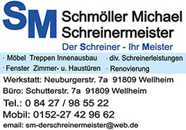 Michael Schmöller Schreinermeister Wellheim